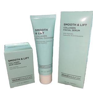 🆕️Smooth & Lift Collagen Facial Cleanser, Collagen Skin Cream, & Facial Serum.